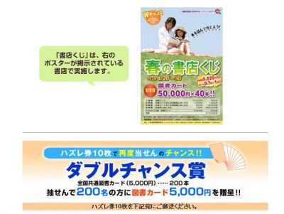 書店くじ